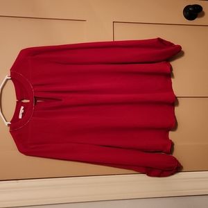 Large Red Blouse from Maurices